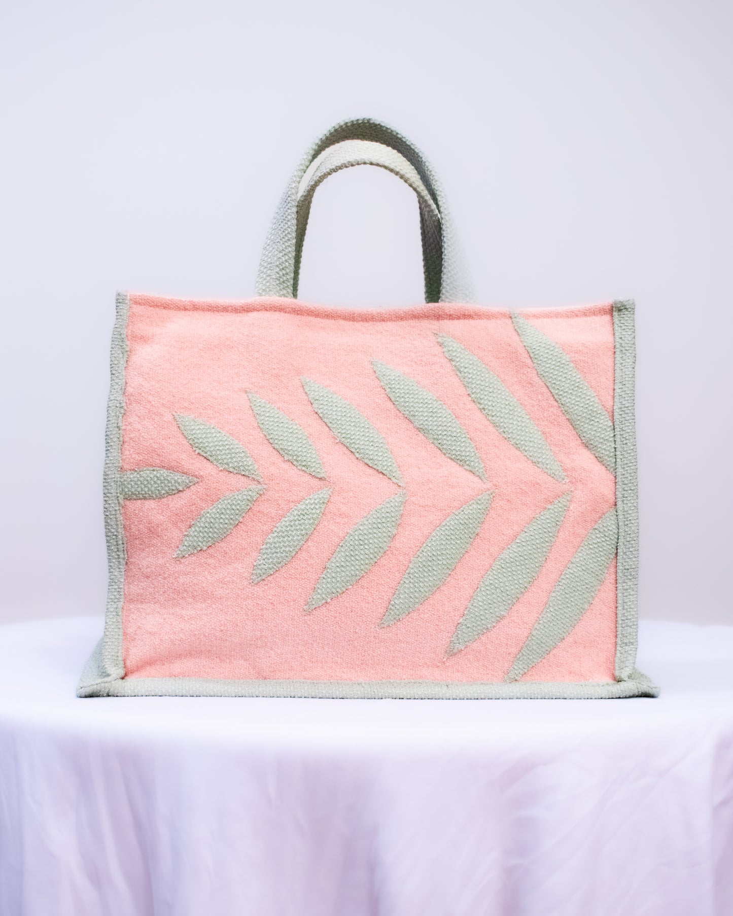 Pink Palm Tote