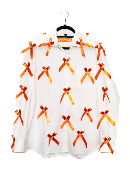 Orange Ribbon Shirt