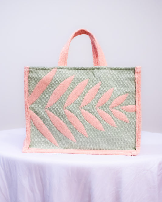 Mint Palm Tote